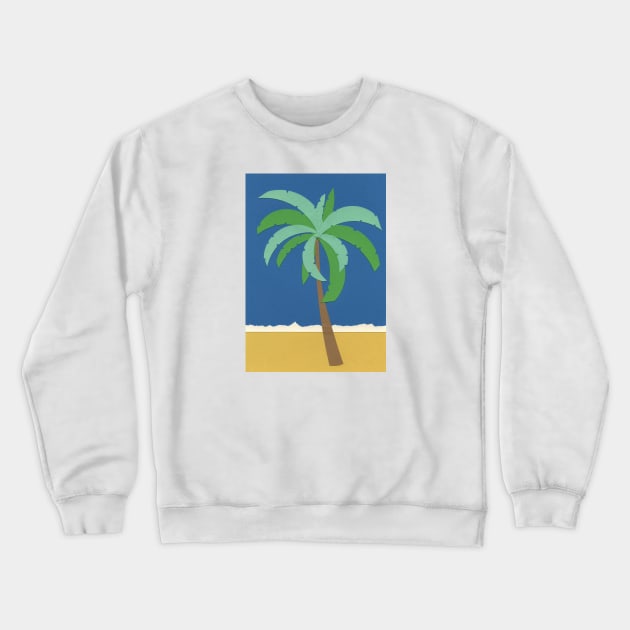 Desert Palm Crewneck Sweatshirt by Rosi Feist